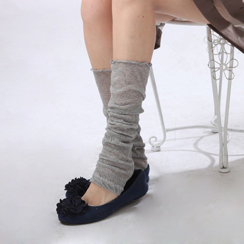 夏季薄款堆堆防晒腿套护脚套小腿脚脖子脚腕M踝户外透气袜套防蚊