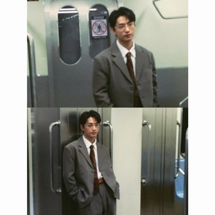 男女款 何记港风 外套 复古80港风休闲宽松西装 外滩