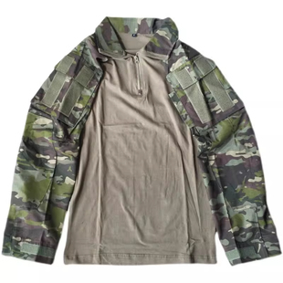 多地形绿CP迷彩 蛙服春夏G3蛙服上衣GEN3蛙皮战术T恤 长袖