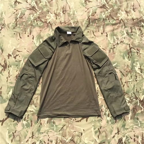 绿色GEN2蛙服上衣 战斗服战术蛙皮 G2绿色T恤防刮耐磨