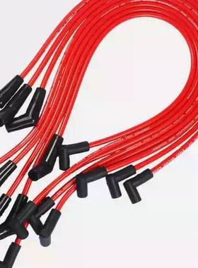 8mm红色适用于BBC雪佛兰396-427-454-502端部是45度