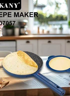 外贸出口SOKANY07057薄饼机快速加热卷饼机可丽饼机CREPE MAKER
