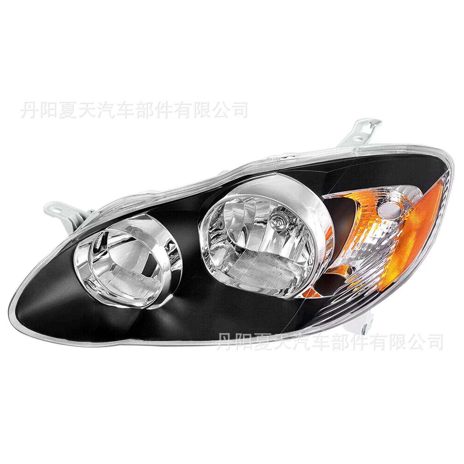 适用2003 - 2008年丰田卡罗拉corolla花冠车头灯前照大灯黑底美版,汽车零部件/养护/美容/维保,大灯附件,淘宝优惠券,粉丝福利购,淘宝优惠卷