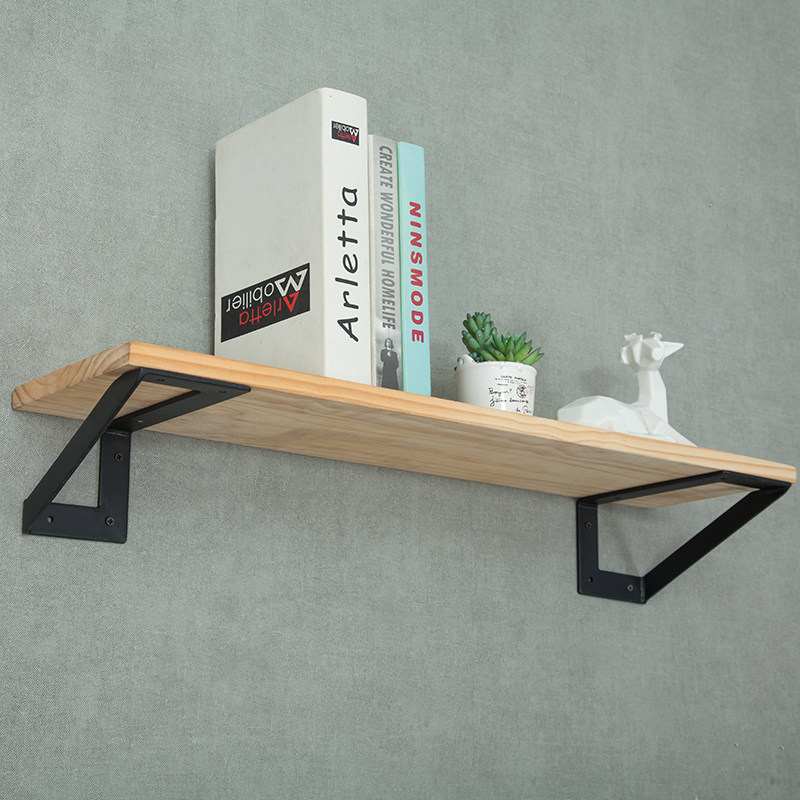 三角支架搁板托架墙上置物架书架铁艺直角固定三脚隔板支撑层板托