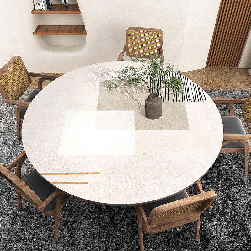 ins圆桌桌布防水防油免洗圆形桌垫大圆桌pvc防烫圆型茶几垫餐桌布,居家布艺,桌布,淘宝优惠券,粉丝福利购,淘宝优惠卷