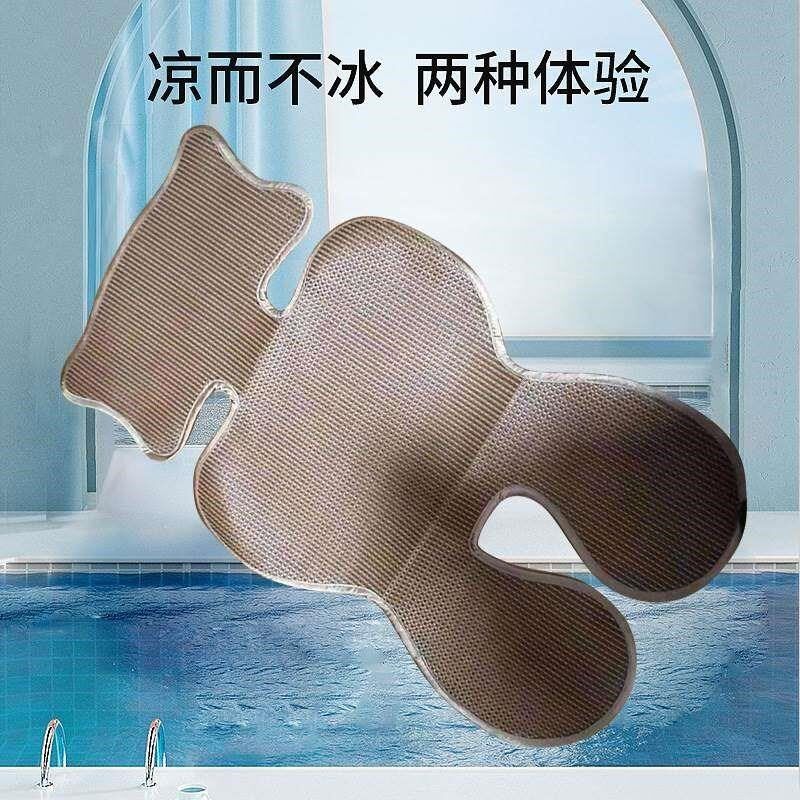婴儿推车竹子凉席宝宝冰藤席冰坐垫丝凉垫儿童溜娃神夏季新品