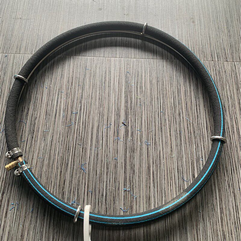 微孔增氧盘罗茨风机 纳米曝气管曝气盘 底座配304不锈钢 养殖场