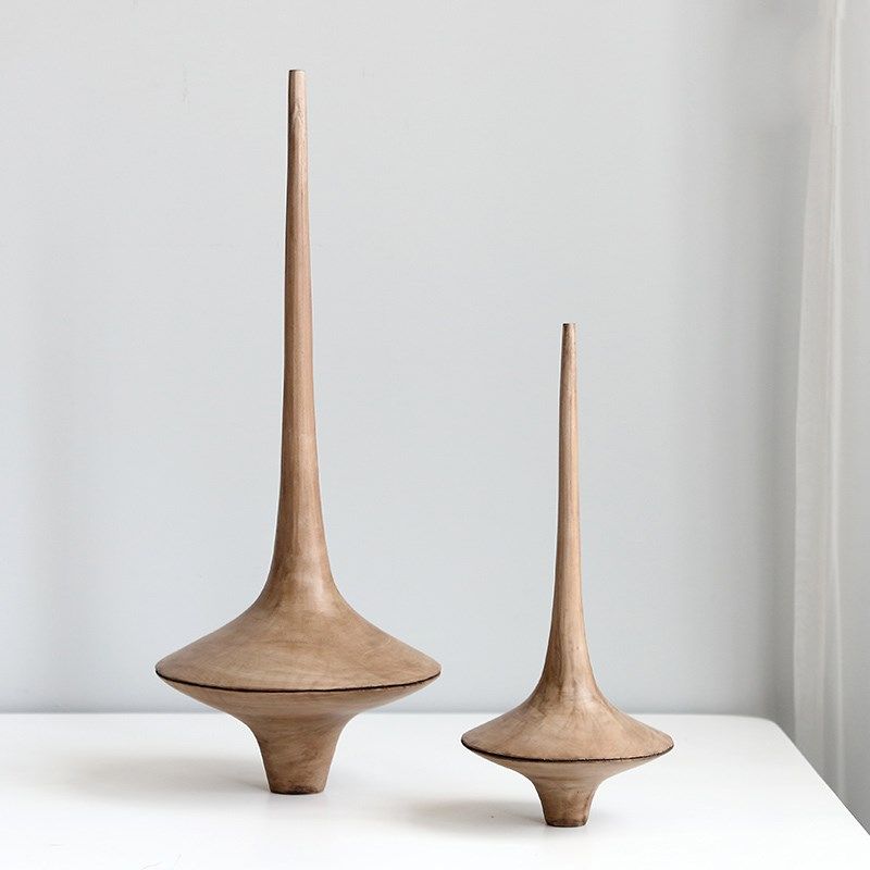 境泉实木工艺品酒店装饰摆件样板房间玄关软装抽象雕塑艺术品摆设