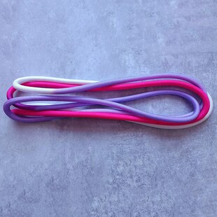 高档艺术体操绳标准艺体五项比赛表演尼龙体操绳子彩色尼龙跳绳