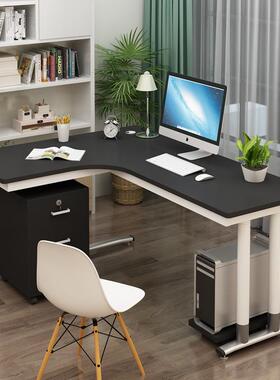 简约现代直转角电脑UTY桌台拐式家用办公桌单人角书桌习学桌角写