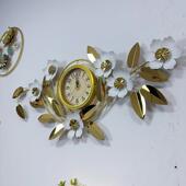 挂钟客创厅家新中墙壁RVL意挂饰挂件墙饰式 壁挂铁艺壁饰创意挂钟