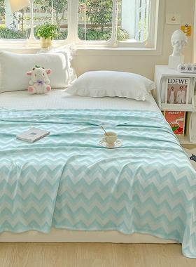 2025爆类睡竹维色织款提花毛巾被纤夏凉被87346盖毯午毯子