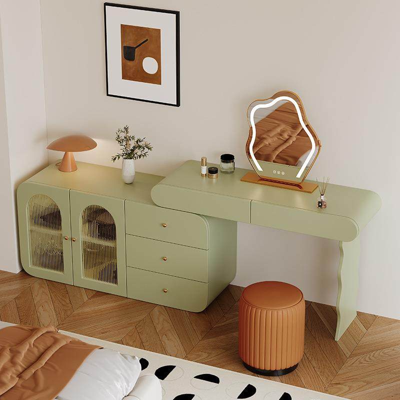 奶油风用实木梳妆台斗柜一体伸现代约化妆台1006#奶家卧简室缩绿,汽车零部件/养护/美容/维保,正时链条,淘宝优惠券,粉丝福利购,淘宝优惠卷