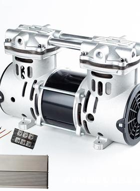 122410W真V空泵静音3小型真空泵无V油真空泵微型272负压泵