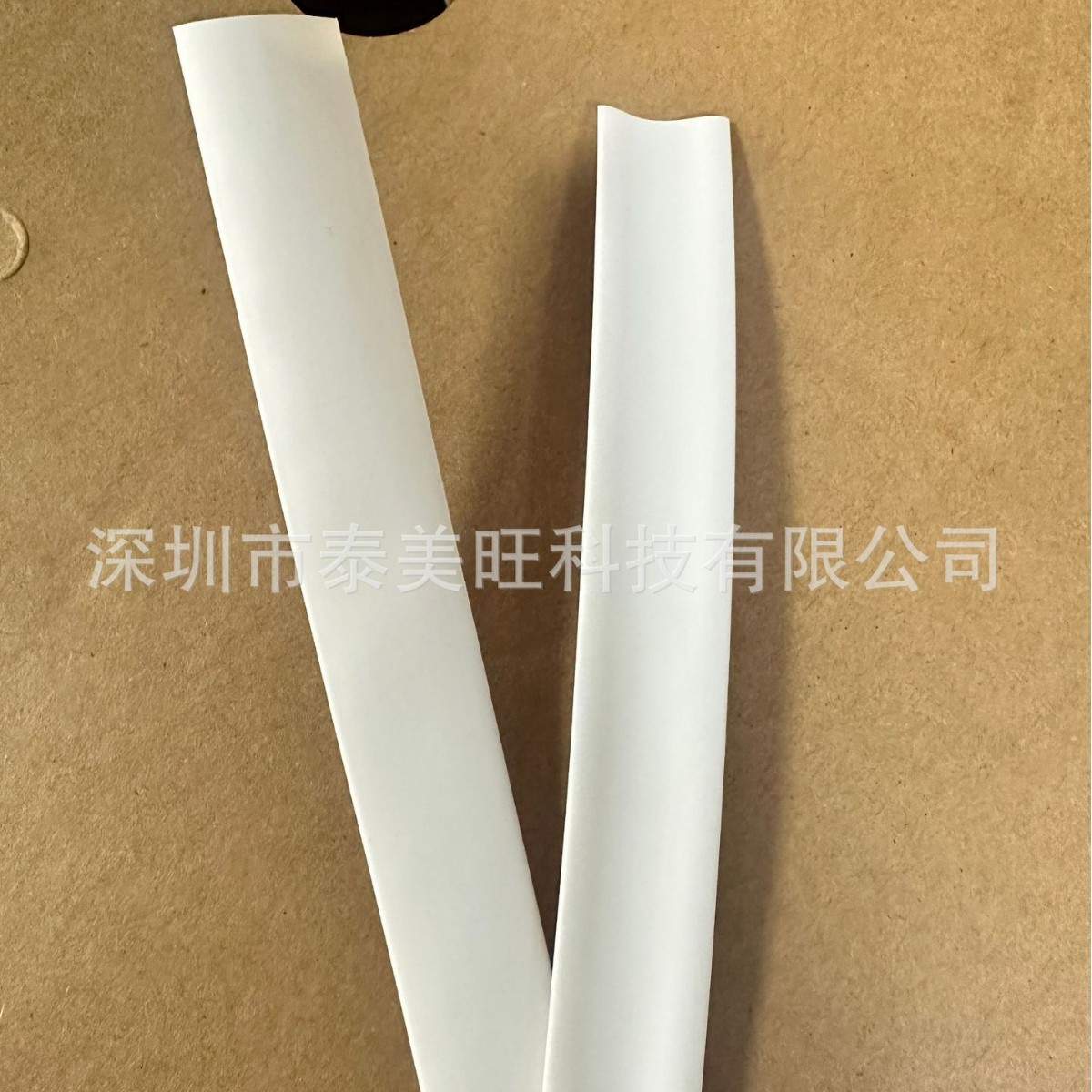 无字白色热缩管加厚可打印号码管套管标识管2倍收缩热缩管