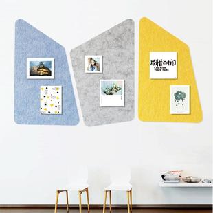 创0008意组合办公室文毛化墙宣传留告栏毡展示板软木公板照片墙贴