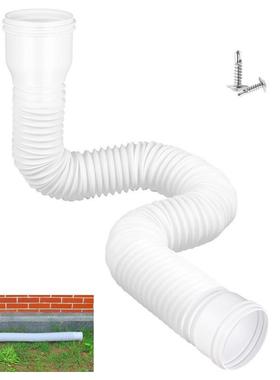 雨圆形水过滤落42522水管沟延长器伸缩式水排管