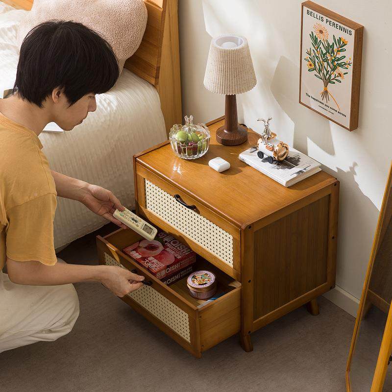 中编古风实木床头柜藤家用床组698床头边柜简约落卧室床头柜地式,畜牧/养殖物资,特种养殖设备,淘宝优惠券,粉丝福利购,淘宝优惠卷