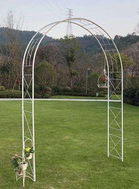 花引园户外葡萄架门花架蔷薇爬藤架子路月季丝瓜拱形拱攀90601爬