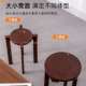 实木可叠放组KLA合子叠叠乐茶几圆餐桌待客用凳带凳滑轮折备叠凳