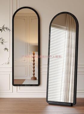 OIJ实木镜镜身镜子落地镜家用女生卧室全穿衣服镜装店试衣镜挂墙