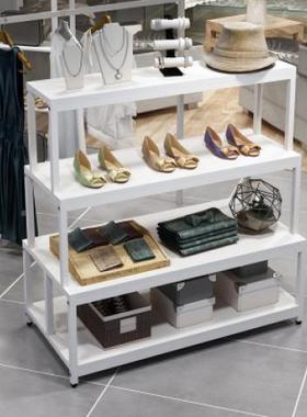 橱窗示展AL100113架被芯架四套家纺店货展示柜中岛柜家纺道具架件