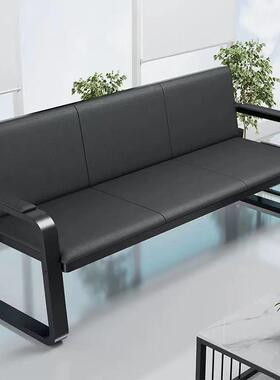 简室约现代办公沙发办公室会议接会待发客洽IXJ谈三人位沙茶几组