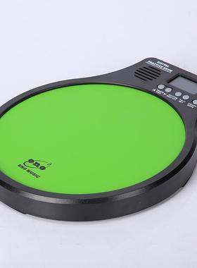 NO伊电诺1打0寸子EMD-41节拍器哑鼓垫套装家用架子鼓练习器入E门