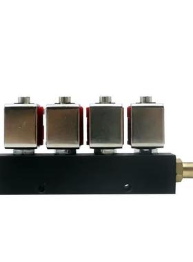 PG/NG汽2车油改气L/3欧姆4缸喷轨控制单元套件汽车C配红色喷轨件