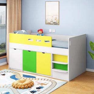 榻榻米小半户型男女孩学习床书一体式组合衣柜高楼梯多功桌NTO能