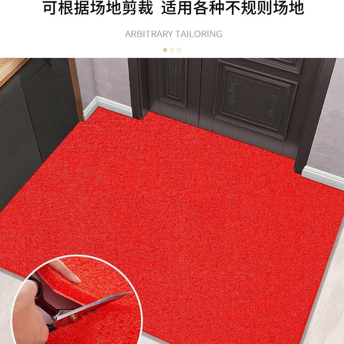 339大口进门丝圈地垫迎宾门地毯红入户门厅滑加厚防水防门垫PVC脚,汽车零部件/养护/美容/维保,正时链条,淘宝优惠券,粉丝福利购,淘宝优惠卷