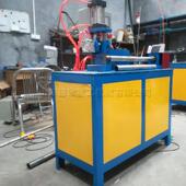 管不锈钢ZQX管压圆管花机全自动气动花纹管滚花机铜压痕成型机