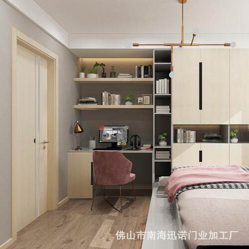 门木门晶室内门卧室7019套装门房间门生态门实木复合漆门免烤漆门
