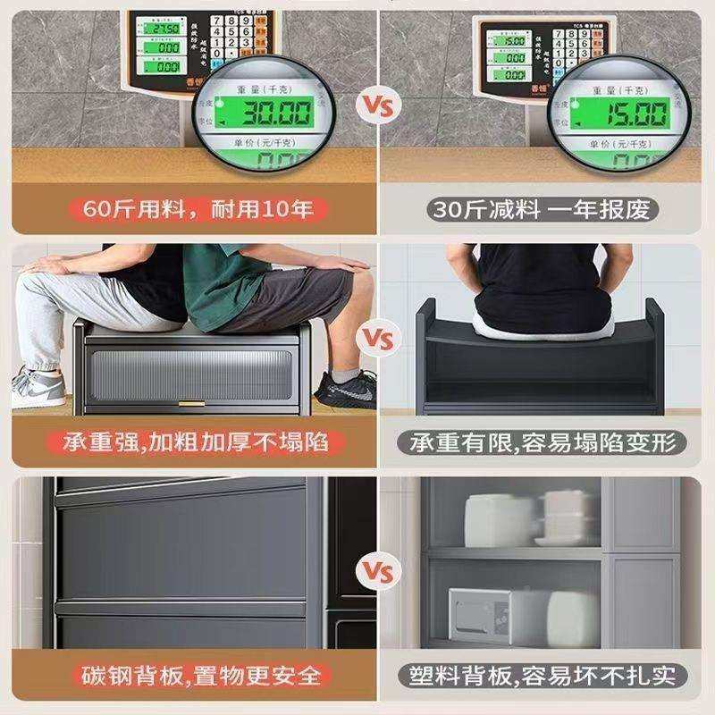 厨柜房置物见详情架碗储柜餐边橱柜落地多层家用收纳柜多子功能物,汽车零部件/养护/美容/维保,正时链条,淘宝优惠券,粉丝福利购,淘宝优惠卷