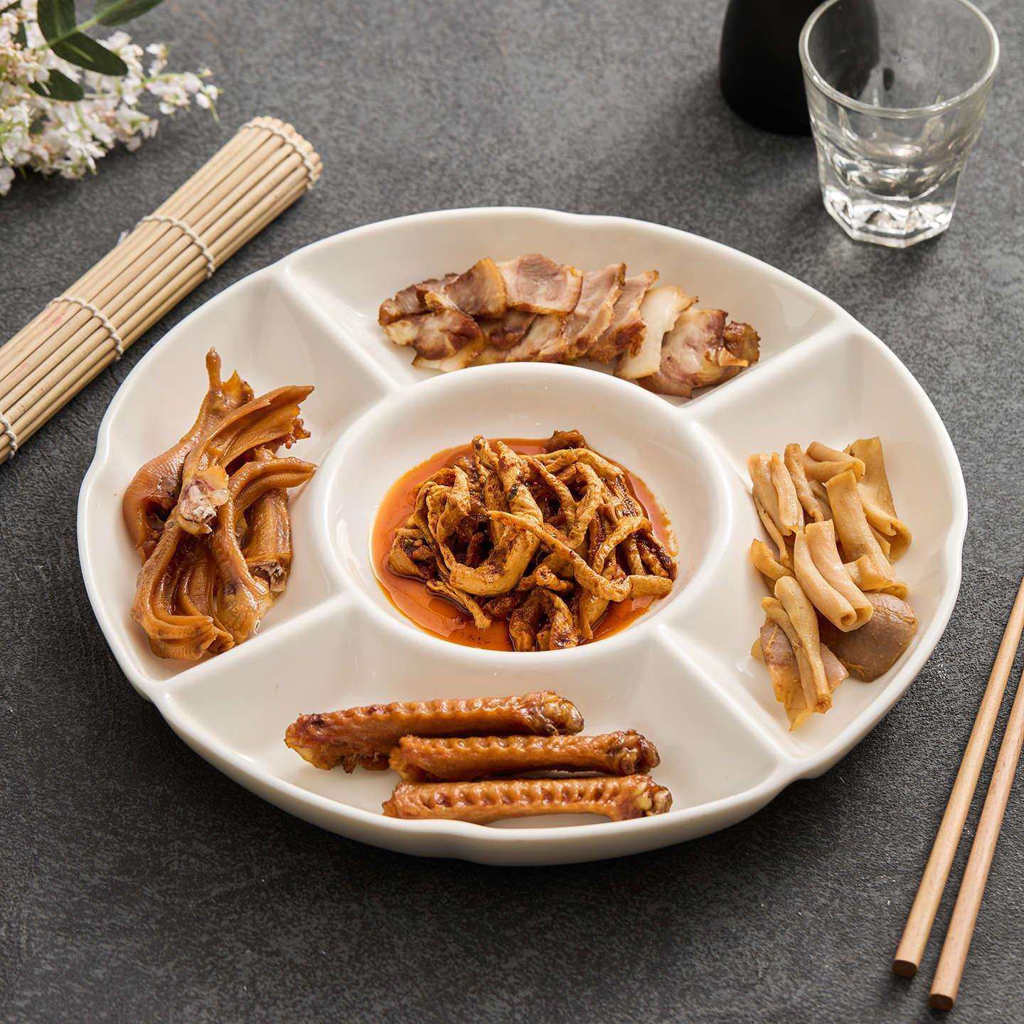 德化白颜瓷餐具202年新款创意家241精致高值5的陶瓷五格拼盘分用,电子/电工,接线端子,淘宝优惠券,粉丝福利购,淘宝优惠卷