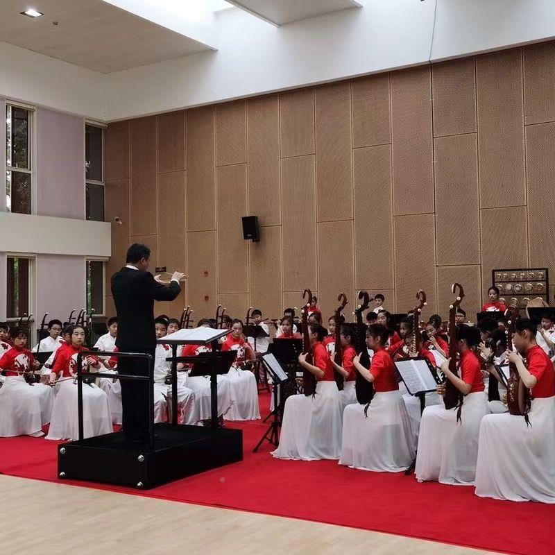 北京厂j家乐队指挥台c-NON01实木折0演出大合唱音乐指挥台谱台叠图片