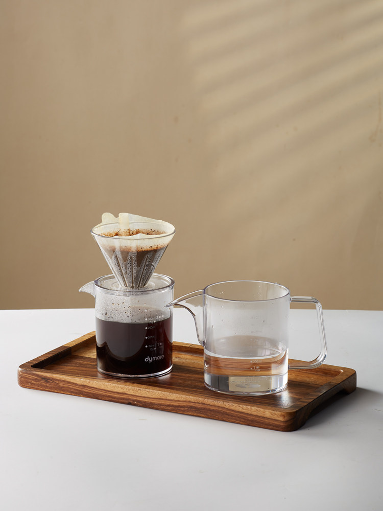 手冲咖啡滤杯V60滤杯 分享杯树脂PCTG耐摔耐高温手冲壶滤纸咖啡杯