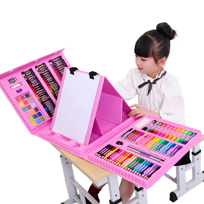 儿童绘画套装学习用品画笔画画工具儿童绘画套装小学生水彩笔文具