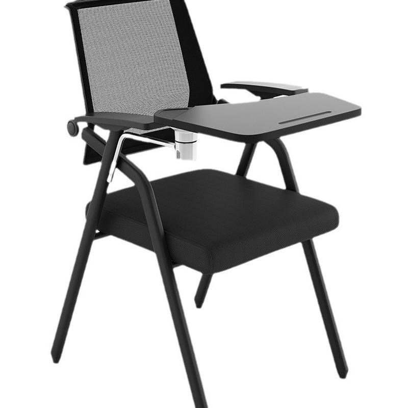 折叠培训椅带桌板会议椅带写字板会议室开会椅培训班椅子桌椅一体