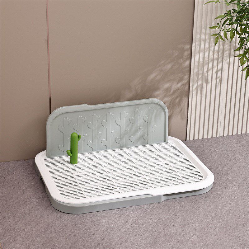 平板狗厕所大中小型犬便盆室内排挡板带便器防溅宠物猫咪用品尿盆