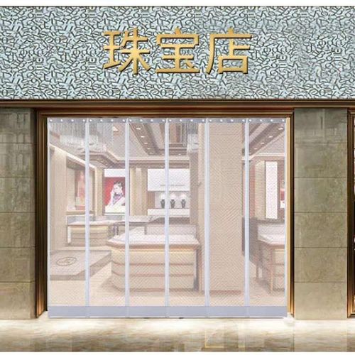 防蚊家用挡风自粘隔断磁吸遮挡门帘夏季商用pvc空调透明软门帘