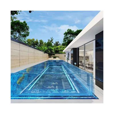速发大型亚克力游泳池 设计承接无边际游泳池 透明别墅户外游泳池