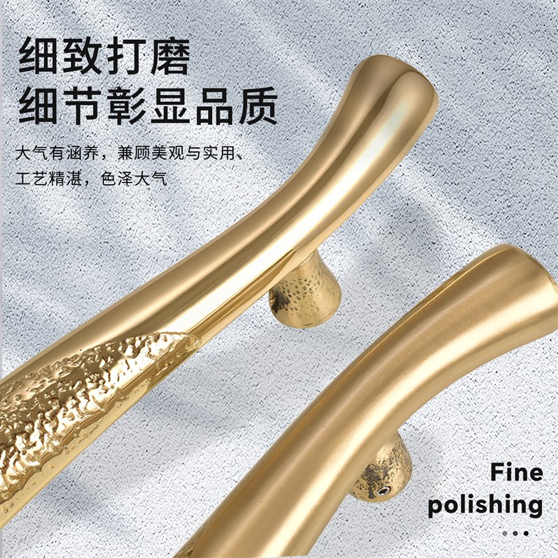 大门把手拉手纯铜门把手定制模具酒店别墅豪华欧式