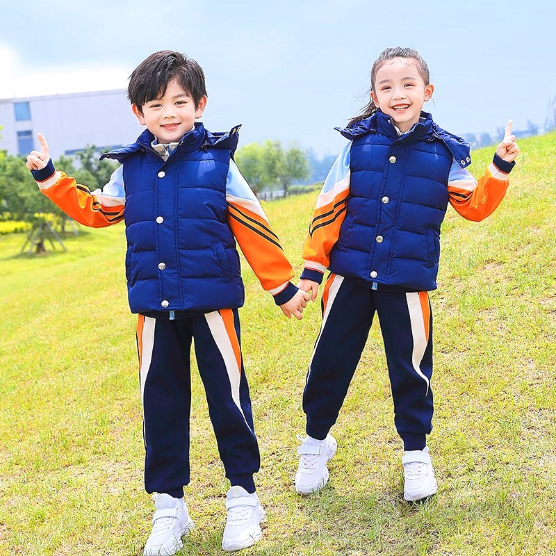 秋季小学生运动校服新款夏装儿童班服春秋套装幼儿园园服三四件套