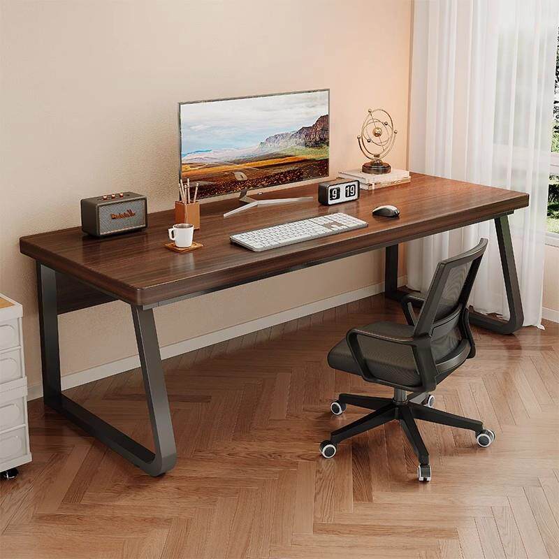 桌子工作台卧室办公桌简约现代电脑桌家用长方形双人书桌