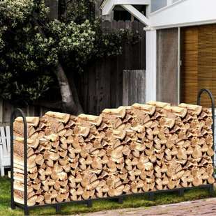 亚马逊跨境热销8FT柴火罩户外柴火架罩防水防尘