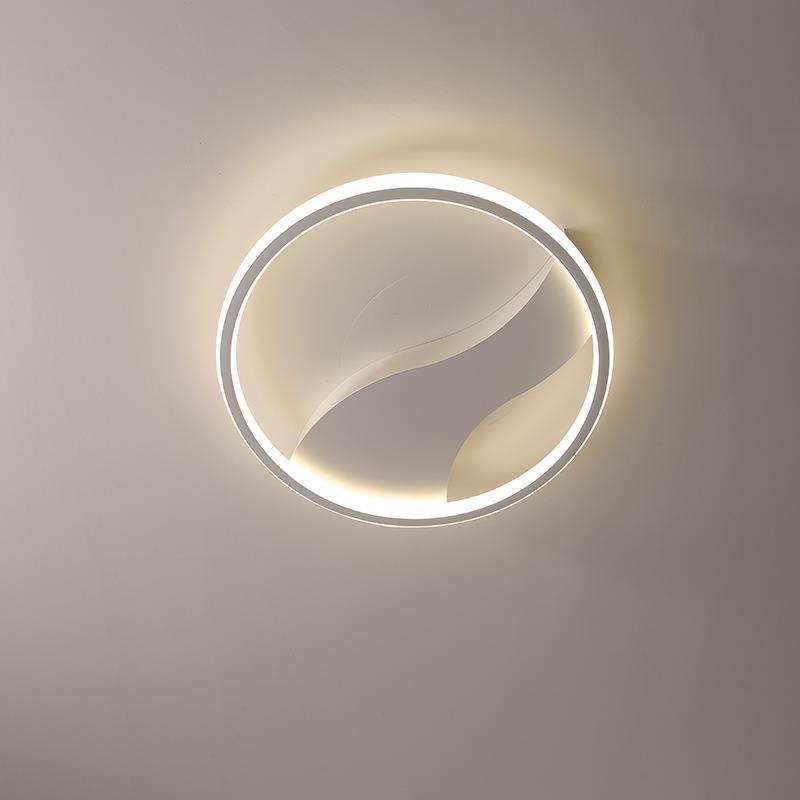 现代几何设计简约LED客厅灯超薄卧室灯灯具纯色客厅卧室茶室