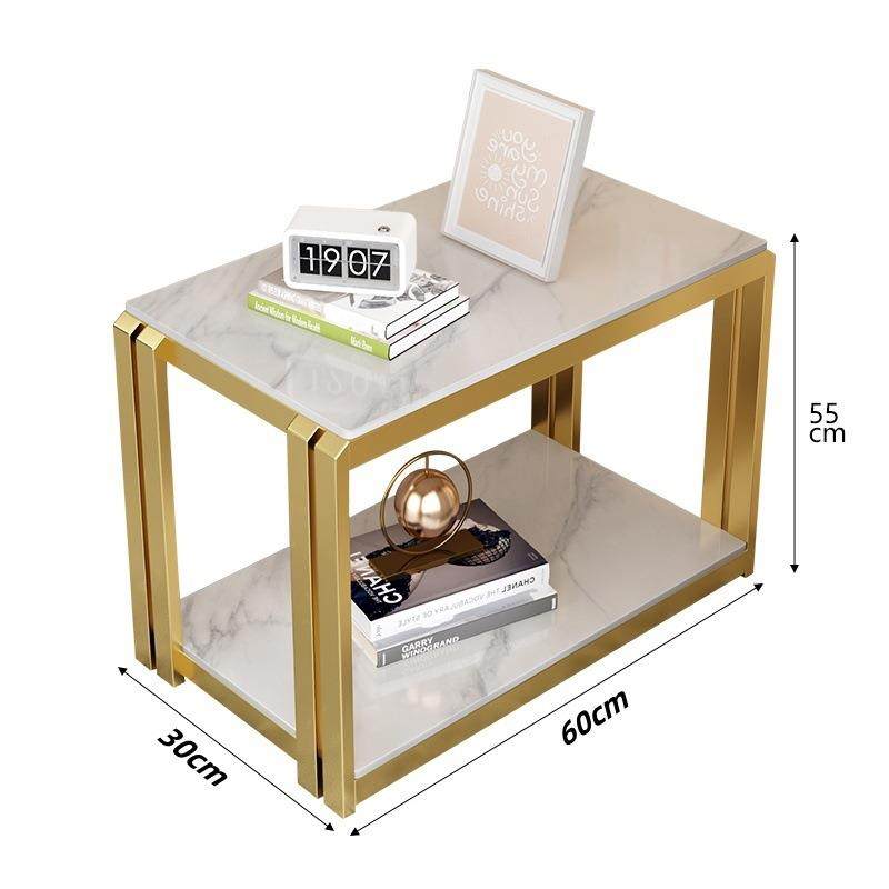 客厅长方形边几沙发侧边柜家用小茶几简约岩板正方形角几小置物桌,3C数码配件,USB灯,淘宝优惠券,粉丝福利购,淘宝优惠卷
