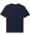 Navy Blue Short Sleeves Navy Blue Embroidery