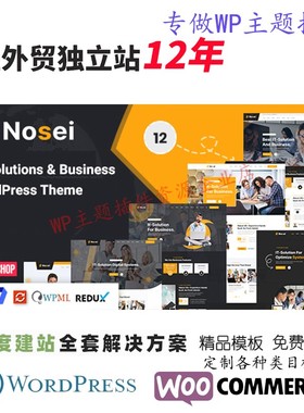 Nosei -IT解决方案WordPress主题技术工程技术和服务公司网站模板